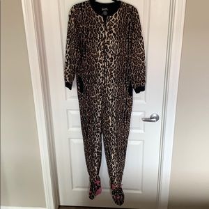 Nick & Nora Leopard Onesie PJs
